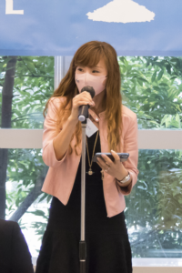 新亞書院校友會會長王翠虹女士致辭